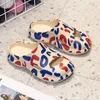 Slippels Non-slip Men Dames Zomerplatform Schoenen Beach Sandalen Sandalen slippers schattige graffiti dikke enige badkamer