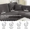 Pokrywa krzesełka 2PCS Sofa Sofa w kształcie litery L Sofa na rozciąganie meble meble miękkość