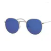 نظارة شمسية DCM Designer صغير Retro Round Women Vintage Sun Glasses for Eyewear UV400