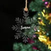 Decorazioni natalizie Ornamenti in legno personalizzati con fiocchi di neve Artigianato in legno fai-da-te Ornamenti per realizzare forniture Regali