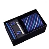Галстуки-галстуки набор брендов мужские мужские причины жаккарда для мужчин платка заполотки для заполотки.