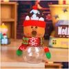 Juldekorationer presentp￥sar godis burk lagring flaska Santa p￥se s￶ta l￥dor barn barn g￥vor ￥r 2022 navidadchristmas dropp deli dhzca