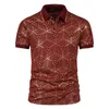 T-shirts pour hommes Vêtements pour hommes Ash Lynx Fashion Casual Design Gilt Striped Atmosphere T-shirt