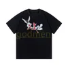 High End Mens T-shirt par mode rund hals kort ärm tees kvinnor tecknad tryck toppar storlek xs-l