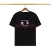 High Fashion Couples T Shirt Designer Mens Short Sleeve Tees Woman Color Letter Print T Shirts Casual Tops Size S-2XL