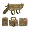 Hunting Jackets Tactical Dog Molle Vest With Accessory Packs Outdoor Army Service Harness Working Clothing Set