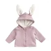 Vestes automne Hiver Hooded Coatcartoon Ear Baby Mabe Kids Kid