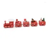 Christmas Decorations Wooden Train Merry Santa Claus Ornament For Home Xmas Table Decor Noel Navidad Year Gifts Drop Delivery Garden Dhhfr