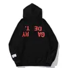 Hoody 망 여성 디자이너 후드 패션 Hoodys 겨울 남자 긴 소매 남자 여자 까마귀 의류