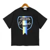 Rhude t gömlek artı boyutu erkek tişörtler Amerikan vintage tee kadınlar büyük boy tişört sokak üstleri unisex gençlik tees kısa kollu ağır ağırlık tees moda gündelik