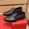 Nouvelle mode 2022 hommes fête mariage en cuir véritable chaussures habillées sans lacet mocassins décontractés marque affaires chaussures formelles appartements taille 38-45 hm0003100