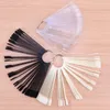 False Nails Nail Tips Color Card Practice Display Tools Transparent White Buckle Ring Manicure Art Tool 50pcs/1Set Drop Delivery Hea Dhhjo