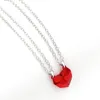 Catene abbinate a collane magnetiche per amicizia con cuore d'amore BFF per uomo e donna, set di collane con nome personalizzato