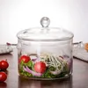 Bols 1300Ml Pot à soupe créatif Transparent verre cuiseur salade bol à nouilles instantanées outils de cuisine faits à la main fournitures de cuisine