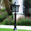 Lampada da giardino per esterni in stile europeo Impermeabile Corridoio da giardino Illuminazione Comunità Villa Pavimento in alluminio