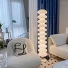 Lámparas de pie Lámpara Sala de estar Sofá Dormitorio lateral Nórdico Ins Viento Iluminación creativa Decoración Internet Celebridad Atmósfera Calabaza