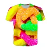 Männer T Shirts Sommer Kleidung Für Universal T-Shirt Männer 3d Benutzerdefinierte Candy Lustige Jugend Retro Hemd Tops 2023 Übergroßen S XS-6XL