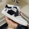 10 Tage ausgeliefert 2024Design Luxus Herren Casual Schuhe Echtes Leder High Top Off Man White Sneakers gemischte Farbe Walking Jogging Running Sport Schuhe Schwarze Lichtwelle oder