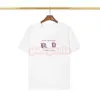 High Fashion Couples T Shirt Designer Mens Short Sleeve Tees Woman Color Letter Print T Shirts Casual Tops Size S-2XL