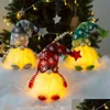 Weihnachtsdekorationen Kinder Jahr Geschenk Glühende gesichtslose Puppe Zwerg Rudolph Plüsch Ornamente Natal mit Lightchristmaschristmas Drop Dhnbh