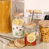 Bamboe jar tumbler deksel cup dop mok bedekking drinkware splash lek proof top siliconen afdichtingsring met verf coating schimmel dia optioneel