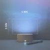 ペンアクリル透明な光の光のあるナイトライトメッセージボードスモールUSB DIYデイリーメモボードベッドルームホーム