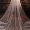 Bridal Veils Zyllgf 2023 Luxe lange kanten bruiloft sluier 3,5 m kathedraal bruid voor vrouwen Veus de noiva tuLle Applique BV35