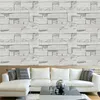 Wallpapers 3D baksteen steen rustiek effect zelfklevende wandstickers behang voor slaapkamer woonkamer decor