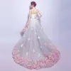 Ballkleid-Hochzeitskleider, Herz-Korsett, hoch-tiefer Sweep-Zug, Prinzessin-Brautkleider, Perlenspitze, Perlen-Hochzeitskleider, handgefertigte 3D-Blumenroben de Mariee