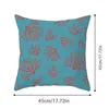 Poduszka Living Coral Dekoracyjne okładki poliestrową geometryczne fundas Cojines Housse Coussin Pillowcovers 45 45 cm