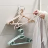 Storage Boxes Clothes Hanger Rack Wall Organizer U Shape Punch Free Non-slip Hanging Organized Holder For Bathroom Balcony
