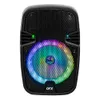 QFX PBX-8074 8-in Portable Party Bluetooth Loudspeaker with Microphone Remote