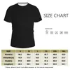 Men's T Shirts Summer Loose Fitness T-Shirt Fashion Hip-Hop Stripes Casual Sports Short-Sleeved Polyester Quick-Drying