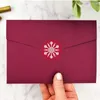 Geschenkpapier 68UE Weihnachtsverpackungsetiketten mit 500 Stück, selbstklebende Siegelaufkleber, Partyzubehör
