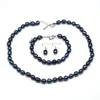 Bracelets de liaison perles de 8 à 9 mm Collier de bracelet perlé naturel