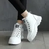 Boots Winter Ladies Shoes 2023 Ny snörning Kvinnor Sneakers Snow Ankel Waterproof Warm Platform Botas Woman Footwear Mujer 221215