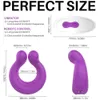 Articles de beauté Vibromasseur de couple pour la stimulation du clitoris du pénis, jouets sexy, anneau pénien avec 9 vibrations puissantes, masseur rechargeable à distance sans fil