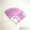 Andra festliga festleveranser 50 Size Bar Props Coin Simation 10 20 100 Euro Fake Valuta Toy Film Filming Practice Banknotes / PA DHDLHXO8E