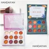 Eye Shadow Dhs Handaiyan 12Colors Eyeshadow Palette Cosmetics Matte Glitter Shimmer Makeup Give It To Me And Blue Ocean Drop Deliver Dhonf