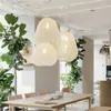 Pendant Lamps Modern Led Fabric For Dining Room Living Villa Light Creative Japanese-style Decor Hanging Lamp