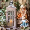 Portacandele Bruciatore a nafta Portabicchiere Lanterne Candele profumate Candelabro Decorazione tavola matrimonio Bougeoir Dining Decor Xf40Xp Dro Dhjqt