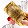 Cake Tools 10Pcs Cupcake Paper Cup Oilproof Liner Baking Tray Case Wedding Party Caissettes Golden Muffin Wrapper Drop Delivery Home Dh0Wx