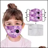 Designer maskerar barn kamouflage dammtät pm2.5 antidust antismog med andningsbara vae och 2 st filter droppleverans hem trädgårdshus dh2nl