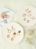 Jewelry Pouches White Porcelain Earrings Rings Display Plate Dislay Tray Jewellery