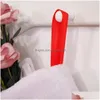 Décorations de Noël Rouge Short Fluff Premium Stocking Gift Bag Family Year Drop Delivery Home Garden Festive Party Supplies Dhtew