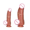 Beauty Items Pnis en caoutchouc Super pais, grand gode Silicone raliste pour femmes, masturbateur fminin avec vtouse