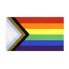 Banner Bandiere Dhs Bandiera Arcobaleno 3X5Ft 90X150 Cm Gay Pride Striscioni In Poliestere Colorf Lgbt Decorazione Parata Lesbica Drop Delivery Home Ga Dhn6J