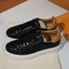 Kvinnor och mäns designer skor lyxmärke platt sneaker par kontrakterade unik design mycket bekväm har storlek hm0003112