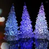 Christmas Decorations Romantic LED Tree Night Light Battery Operate Desktop Decor Merry For Kid Bedroom Xmas Gift