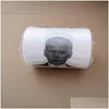 Tissue Boxes Napkins Novelty Joe Biden Toilet Paper Roll Funny Humour Gag Gifts Kitchen Bathroom Wood Pp Printed Toilets Papers Na Dhu2L